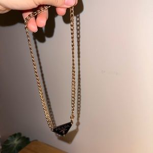 Upcycled Prada necklace